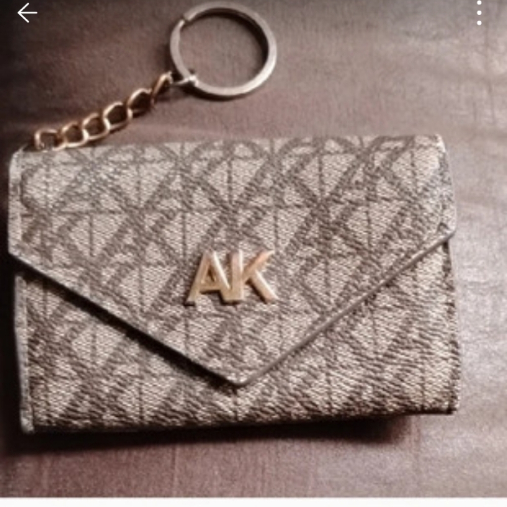 Anne Klein Brown Embossed Wallet